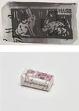 Joseph Beuys, Hasenzucker (Hare Sugar), 1972, Screenprint in colors, on cardstock, with full margins, with accompanying paper-wrapped sugar cube contained in the original cardboard box, lined with cotton wool