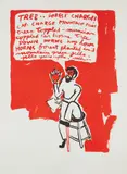 Allan Kaprow, Trees, 1965, Lithograph in colors, on Rives BFK paper, with full margins