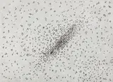 Ed Ruscha, Insect Slant (Ants), from Reality and Paradoxes, 1973, Lithograph and screenprint, on Rives BFK paper, the full sheet