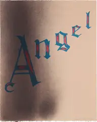 Angel by Ed Ruscha, 2006, Lithograph in colors, on Rives paper, the full sheet,, sold Apr 2018