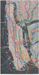 NYC Transit by Paula Scher, 2008, Screenprint in colors, on Deluxe Lana Quarelle paper, with full margins, sold Apr 2018
