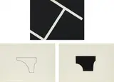 Richard Tuttle, Two Books, 1969, One book with 20 screenprints and 10 cut-outs and one book with 10 screenprints on wove paper, all bound (as issued) in black felt covers, all contained in the original heavy wove paper slipcase