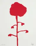 Louise Bourgeois, Les Fleurs, 2009, Screenprint, on Magnani paper, the full sheet