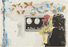 Kerry James Marshall, Memento, 1997, Lithograph in colors, on Somerset paper, the full sheet