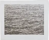 Vija Celmins, Ocean, from Untitled Portfolio, 1975, Lithograph in colors, on Twinrocker Handmade Rag paper, with full margins
