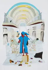 Paul Chan, Barely Legal #1, 2004, Archival inkjet print in colors, on wove paper, with full margins