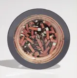 Home Sweet Home by Damien Hirst, 1996, Screenprint on porcelain plate, sold Apr 2018