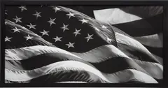 Untitled (Flag) by Robert Longo, 2013, Archival pigment print, on Epson Hot-Pressed paper, the full sheet, sold Apr 2018