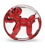 Jeff Koons, Balloon Dog (Red), 1995, Porcelain multiple painted in chrome