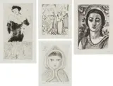 Various Artists, L'Art d'Aujourd'hui, 1924-1929, A group of seven portfolios containing 24 original intaglio and relief prints by various artists featured in introductory texts plus hundreds of facsimile reproductions, on Arches paper, contained in the original paper-covered portfolios within contemporary cloth-covered boxes