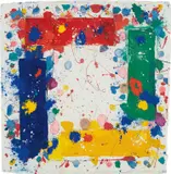 Untitled (SFM 81-004) by Sam Francis, 1981, Monotype in oil paint, powdered pigment, ink and watercolor, on handmade paper, the full sheet, sold Oct 2018