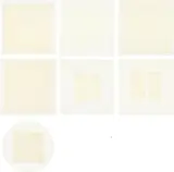 Robert Ryman, Seven Aquatints portfolio, 1972, The complete set of seven aquatints in white, on Rives BFK paper, with full margins