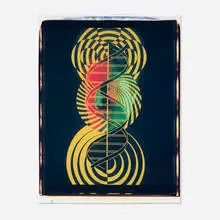 Ellen Carey, Untitled, 1987, unique large-format Polaroid Polacolor print