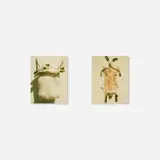 Barbara Crane, Untitled (diptych) (from the Tucson Portfolio II), 1980, Polaroid Polacolor II print