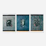 Judy Dater, Wings (triptych), 1990, unique large-format Polaroid Polacolor print
