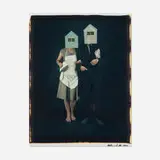 Melanie Walker, Untitled (House Heads), 20 x 24 Polaroid Polacolor photograph