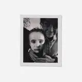 Shelby Lee Adams, Appalachian Dracula with Grandma, Leatherwood, Kentucky, 1992, T52 Polaroid Polapan 4x5 film Type 52