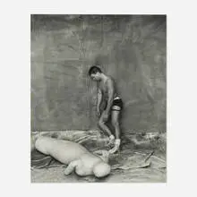 Bruce Weber, John Lundberg, Wrestler, 1983, gelatin silver print