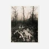 Jerry Uelsmann, Untitled (Carpet with Misty Trees), 1976, vintage toned gelatin silver print