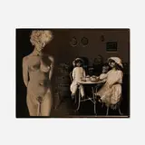 Jerry Uelsmann, Untitled, toned gelatin silver print