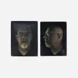 Chuck Close, Self-Portrait (diptych)