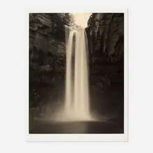 Tom Baril, Taughannock Falls, toned gelatin silver print