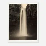 Tom Baril, Taughannock Falls, toned gelatin silver print