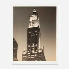 Tom Baril, Woolworth Building, toned gelatin silver print