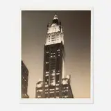 Tom Baril, Woolworth Building, toned gelatin silver print