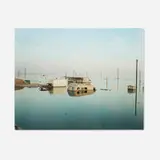 Richard Misrach, Submerged Trailer-Home, Salton Sea (from the Desert Canto III: The Flood series), digital pigment print mounted to matboard
