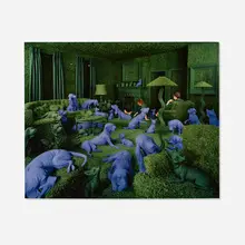 Sandy Skoglund, The Green House, 1990, Cibachrome print