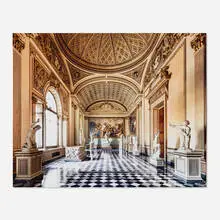 Massimo Listri, Galleria degli Uffizi, Sala di Niobe I, Firenze, 2019, C-print mounted to acrylic