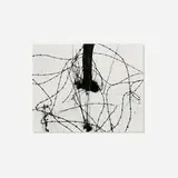 Brett Weston, Untitled (Barbed Wired and Fencepost), 1962, vintage gelatin silver print