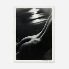Lucien Clergue, Nu de la plage, Camargue, gelatin silver print