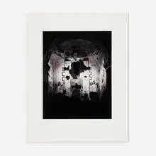 Ansel Adams, Interior of Tumacacori Mission, New Mexico (Plate 7 from the Portfolio VII), gelatin silver print