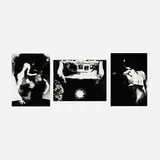 Eikō Hosoe, Three works (from the Ordeal by Roses series), 1961-62, vintage gelatin silver print