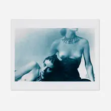 Vogue Italia, Two Women (from the Women of the Steam Bath series) by Deborah Turbeville, sepia and blue-toned gelatin silver print, sold Jul 2026