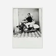 Malick Sidibé, Toute la famille en moto, gelatin silver print