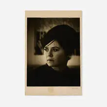 Larry Clark, Portrait of Linda Winchester, 1962, vintage toned gelatin silver print