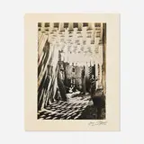 George Rodger, The Wool Suq in Tunis (from the Year of Tibet Portfolio II), platinum palladium print