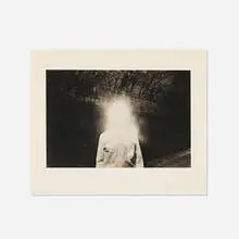 Duane Stephen Michals, Illuminated Man (from the Year of Tibet Portfolio II), platinum palladium print