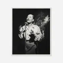 Herman Leonard, Portrait of Billie Holiday, gelatin silver print