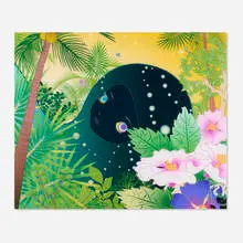 Chiho Aoshima, Buildinghead: Palm Trees, 2006, C-print face-mounted to acrylic