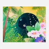 Chiho Aoshima, Buildinghead: Palm Trees, 2006, C-print face-mounted to acrylic