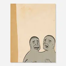 Barry McGee, Untitled (Drawing), 2003, acrylic on paper