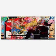 Thierry Guetta, Maxspray, 2012, acrylic, spray paint and paper collage on canvas laid to panel