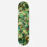Vik Muniz, Eight Color Spectrum Green skateboard deck, 2019, transfer-printed maple plywood