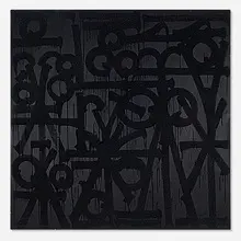 RETNA, Untitled, 2022, acrylic and crystalline on canvas