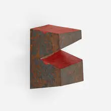 Richard Nonas, Untitled, 1990, painted steel