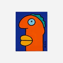 Thierry Noir, People see my talent as soon as I walk into a space, 2025, acrylic on canvas